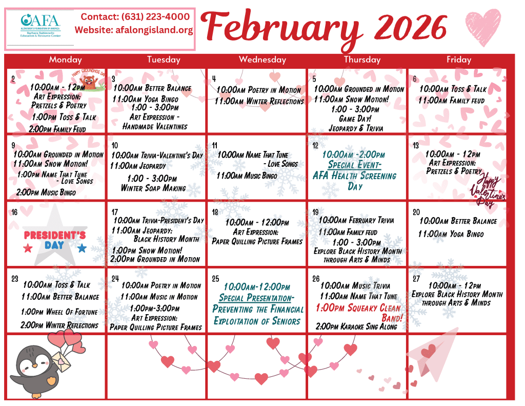 February Calendar