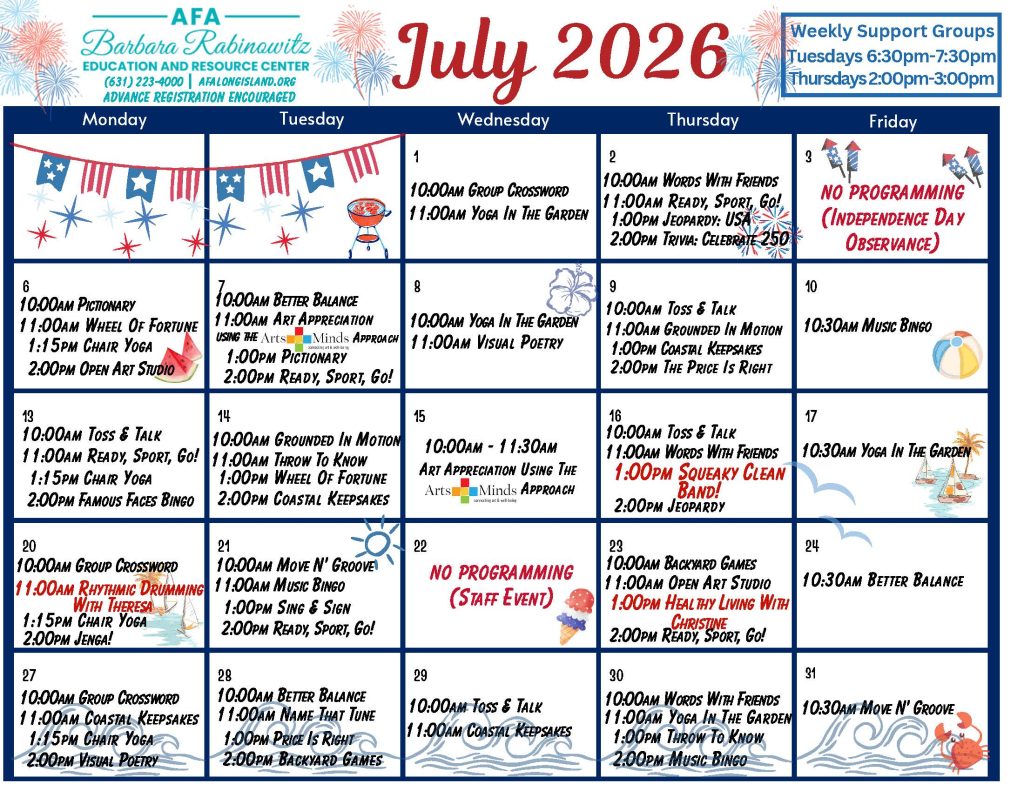 LI Calendar July 2026
